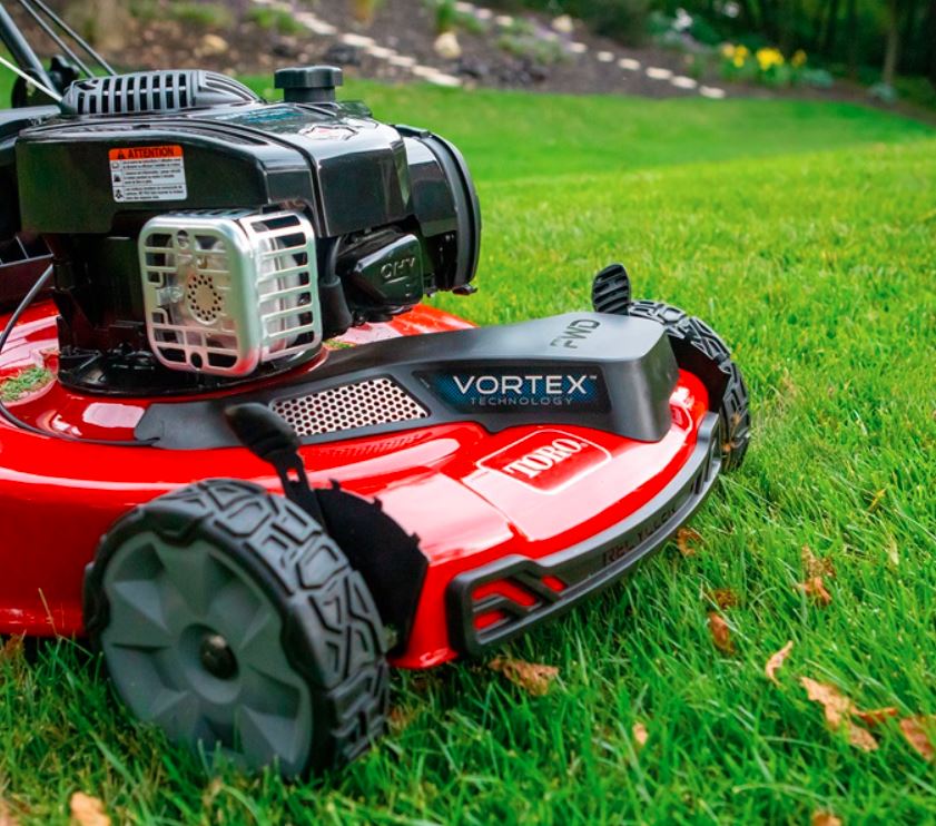 Professional landscaping service - Toro lawnmower